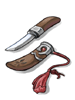 Cuchillo de plata de castidad