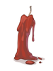 Vela roja prohibida.