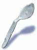 Cuchara desgastada