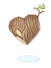 Corazón de madera